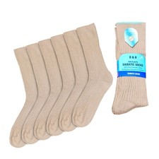 Mens Non Elastic Diabetic Socks Loose Soft Grip Top Adults UK 6-8,8-11 Odor Free