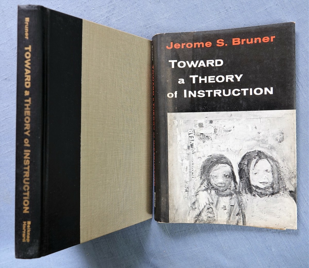 TOWARD A THEORY OF INSTRUCTION BY JEROME BRUNER 1966 HC/DJ