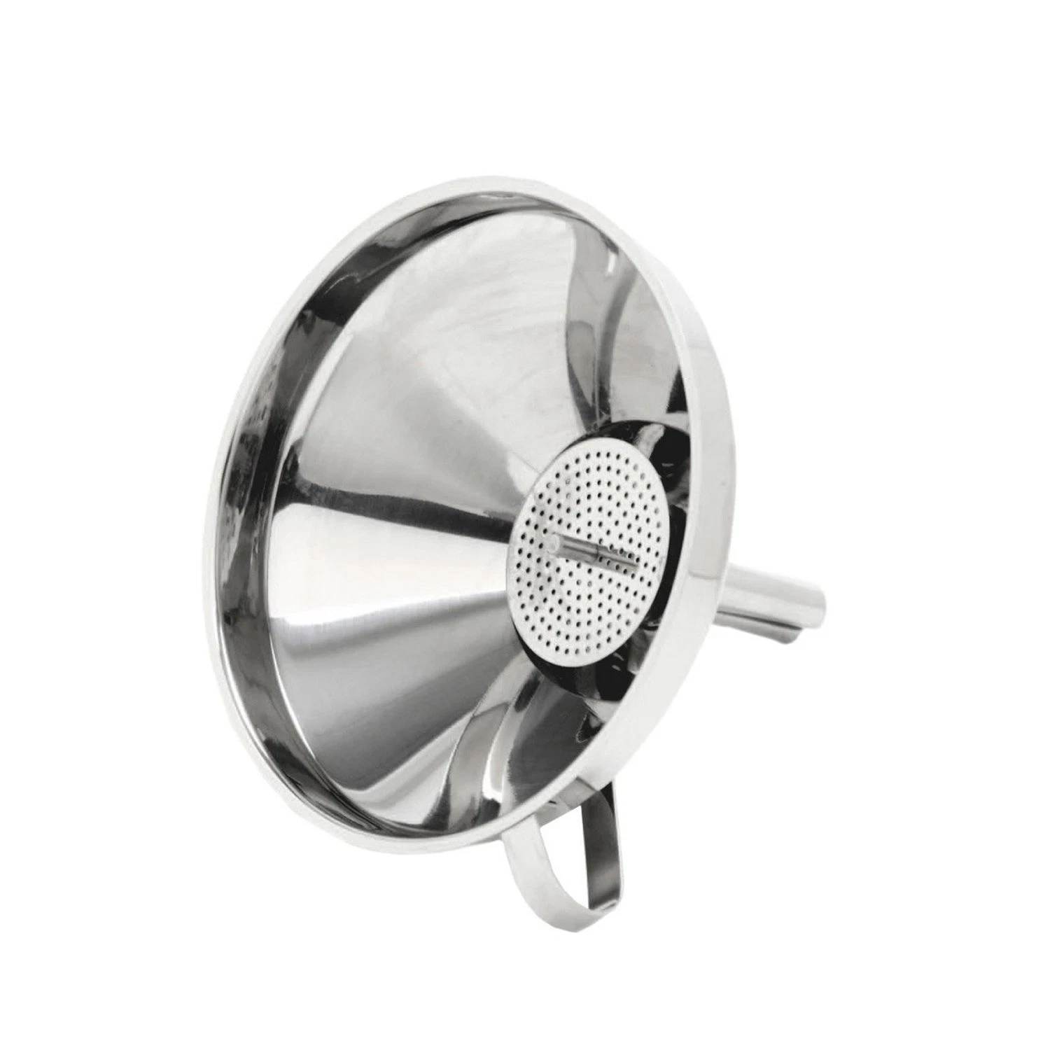 Norpro Stainless Steel Funnel with Detachable Strainer, Pack of 2