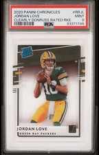 🔥2020 Panini Chronicles -🔥 Clearly Donruss Rated Rookie #RR-JL Jordan Love ❤️ 
