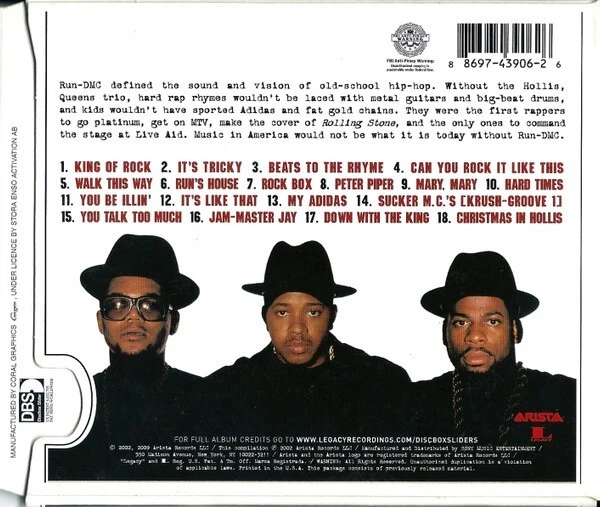 Run-DMC Greatest Hits CD NEW SEALED Walk This Way/Christmas In Hollis/My Adidas+ - Image 2 of 4