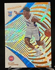 2018-19 Revolution #124 Rookie Khyri Thomas Detroit Pistons