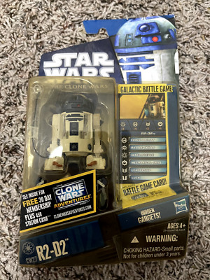 Star Wars 2010 The Clone Wars Animated Series R2-D2 New Dent Box/Yellowing