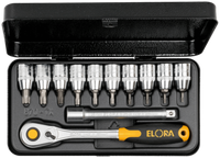 Elora Torx SteckschlüSsel-Satz 3/8 Zoll, 12-Teilig