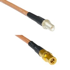 RG400 SMA FEMALE to SMB FEMALE RF Cable FAST-SHIP LOT