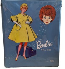 Barbie Midge Carrying Case 1963 Blue For Doll And Clothes