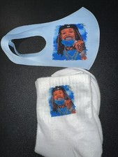 King Von Socks 1 Par Set keychain Mask