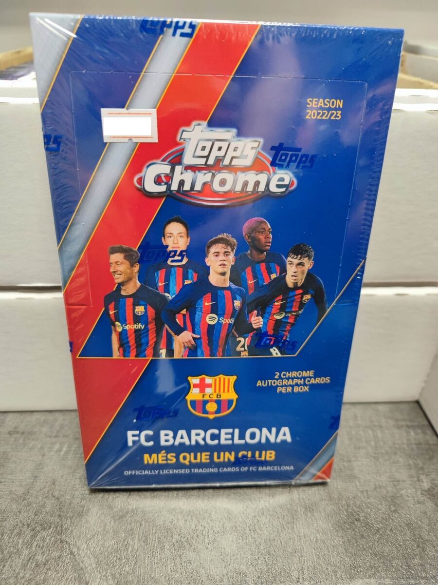 【新品未開封】SOCCER TOPPS CHROME FC BARCELONA