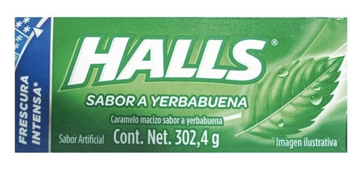 HALLS Cough Drops Spearmint 12 Pack, 9 Piece Roll eBay
