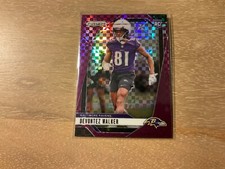 2024 Panini Prizm Football Devontez Walker Purple Power Prizm 8/49 SP Rookie
