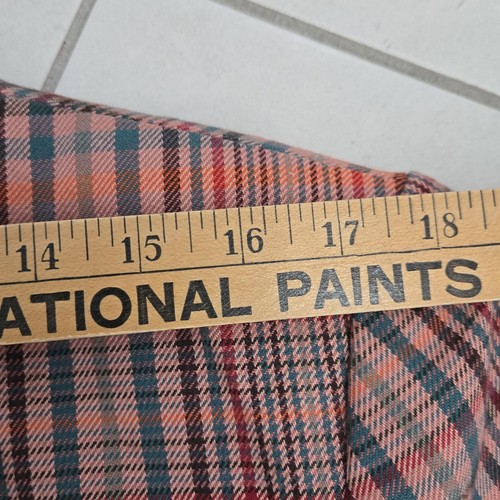 Vintage Gap Blazer Womens Large Red Plaid Print Cotton 3 Button 1990s Jacket - Picture 6 of 11
