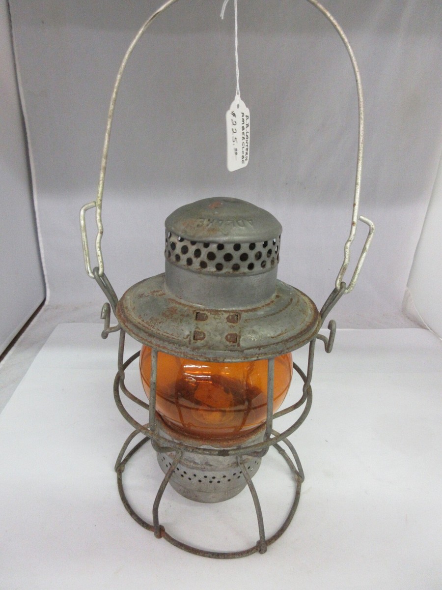 ADLAKE RELIABLE　GTRR ベルボトム CLEAR GLOBE 1920s Adlake Reliable Bellbottom Railroad Lantern - Etsy