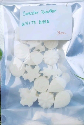 WHITE BARN  Sweater Weather Made W/Essential Oils. Soy Wax Blend. Wax Melts 3oz.