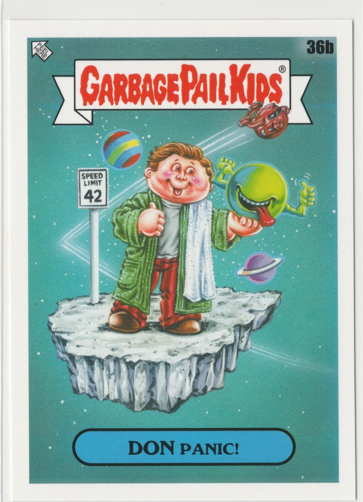 Don Panic GPK #36b Garbage Pail Kids 2022 Book Worms Trading Card