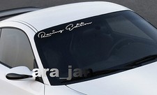 Windshield Racing Edition Decal Sticker Sport Car Racing Log Emblem White Windshield Racing Edition Decal Sticker Sport Car Racing Log Emblem White