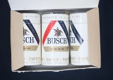 Vintage Busch Beer 1960s Mini Beer Can Safety Matches Original Box Advertising +