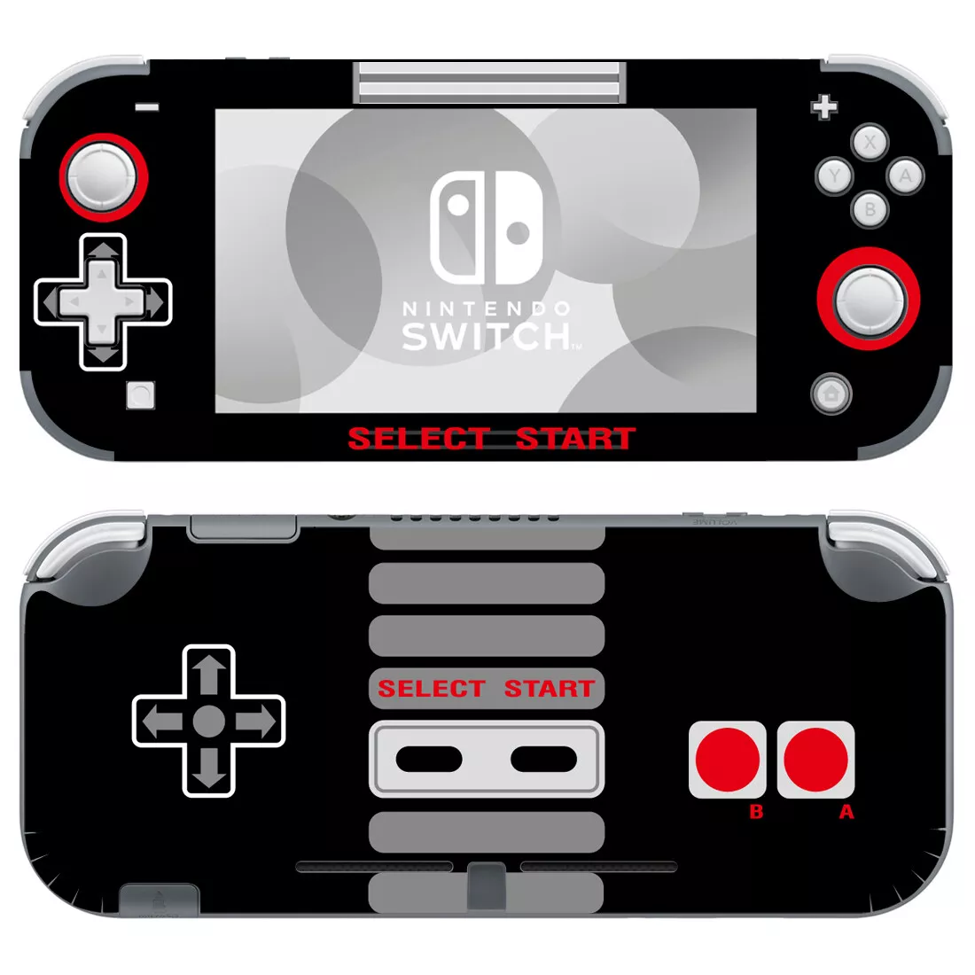 Nintendo Switch Skin Decal for Console Joy-con and Dock NES 