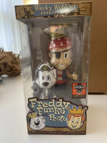 Pirate Freddy Funko with Proto Wacky Wobbler - Box of Fun 2024 Funtastic Voyage