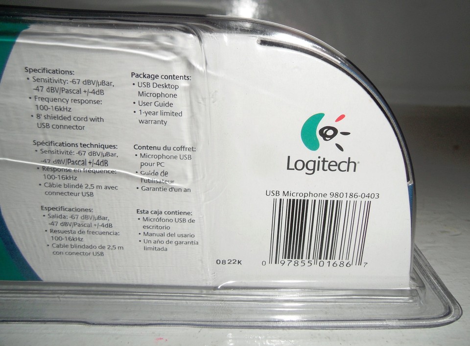 Micrófono De Escritorio Usb Logitech 980186-0403 Con | Envío gratis Micrófono De Escritorio Usb Logitech 980186-0403 Con | Envío gratis