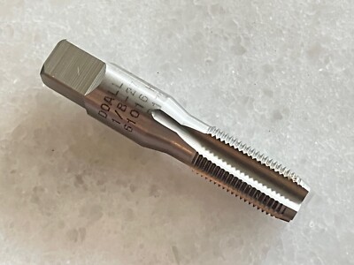 1 new HANSON & WHITNEY 1/8-27 NPS 4FL HSS Straight Pipe Tap USA, 61016