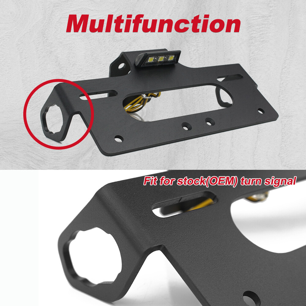 Fit For Kawasaki ZX-4R/SE 2023-2026 Motorcycle Fender License