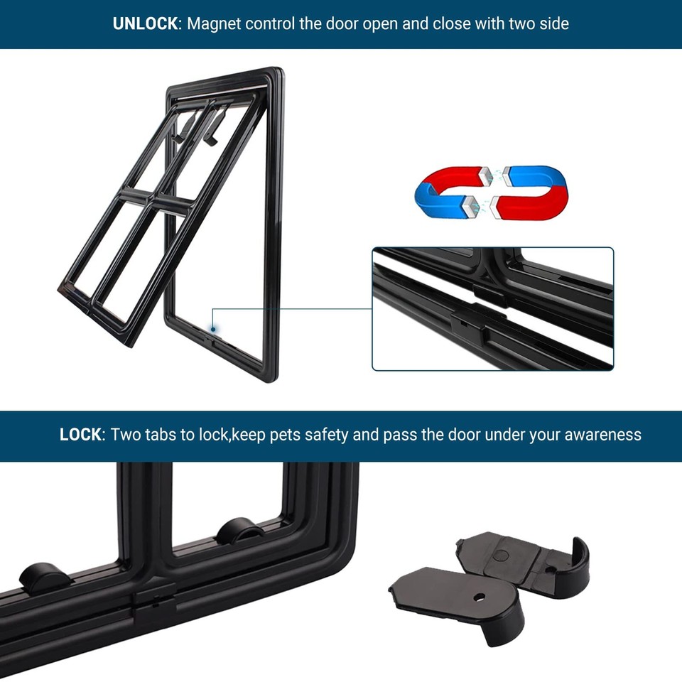Dog Screen Door, Dog Door for Sliding Door Screen Door for Large Dog