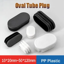 10*20mm-50*120mm Oval Plastic Blanking End Caps Insert Tube Plug Chair Foot Pads