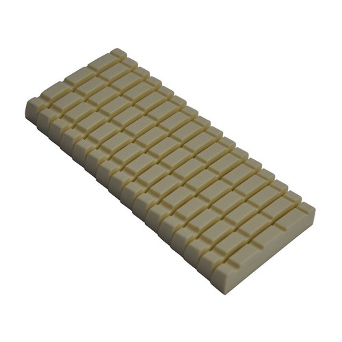 20pcs 4Strings' Bass Guitar Nut Slotted Bridge Nuts Plastic Ivory A029A 42x6x9mm - Picture 2 of 4