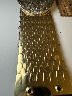 Vintage Gold Metal Belt Silver Scaly Metal Oval Oval Shape Metal Belt in Gold or Silver Customized for  main image 4