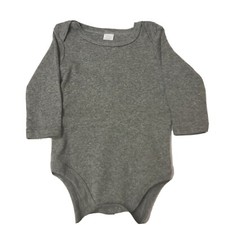 Gray Baby Kiss Bodysuit, Sz 6-9M