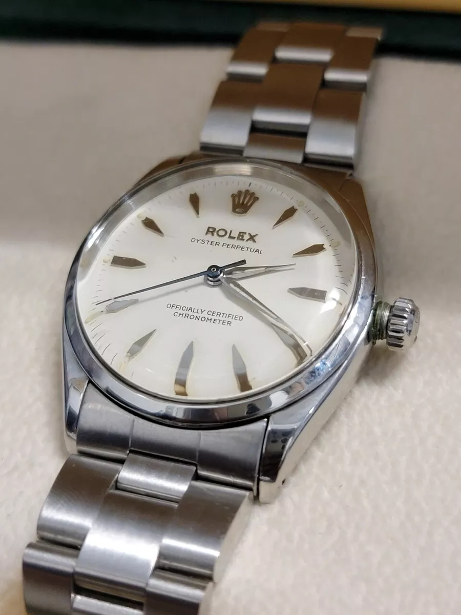 ROLEX Vintage c. 1967 Oyster Perpetual Watch 15K APR Value w