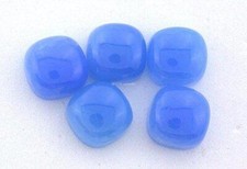 Natural Cushion Blue Chalcedony Gemstone Loose Top Quality Cabochon 8X8MM