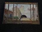 Warehouses at the end of the Tunnel towards Wapping Postcard London Railway - 91