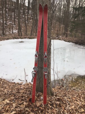 Rare Antique Kastle Skis Look of France Bindings Lotork  195x50169 Snow Plast RS