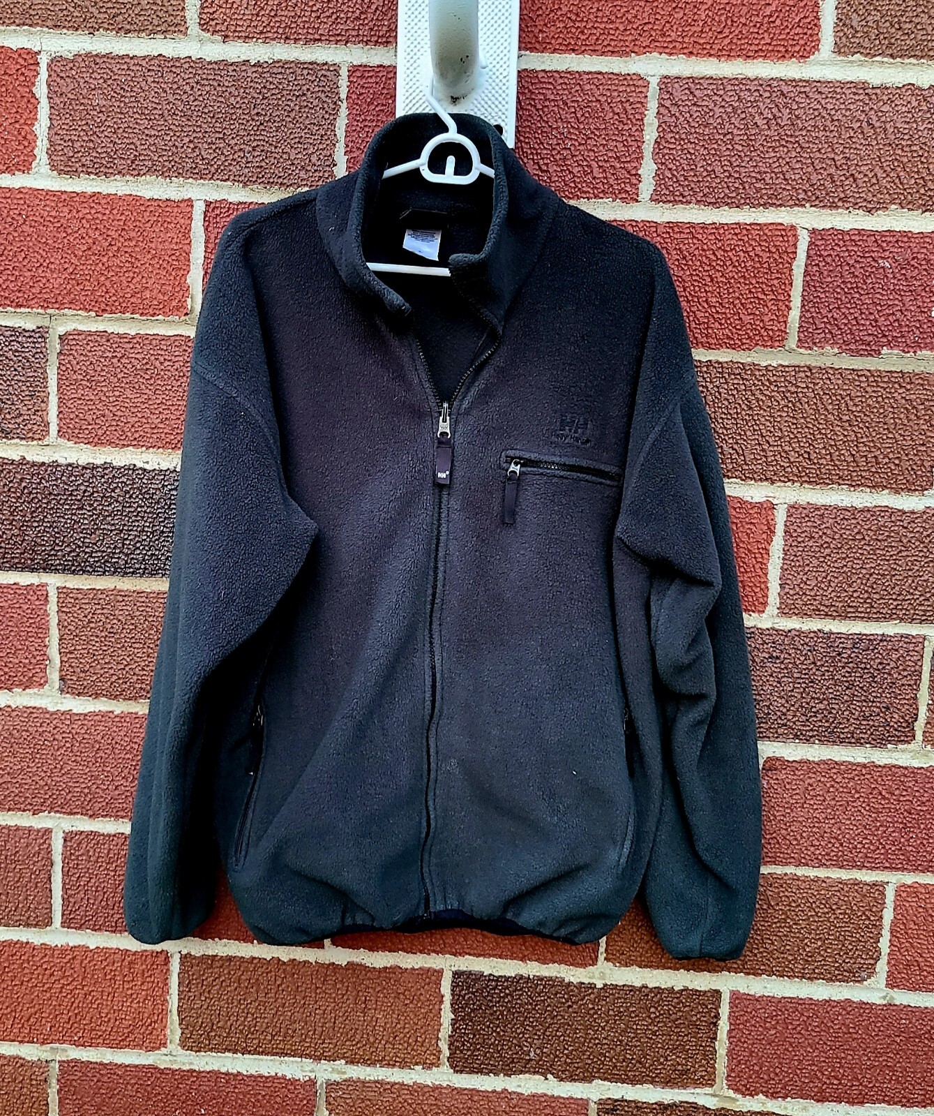 Helly Hansen Jacket Men Large Black Full Zip Flee… - image 1