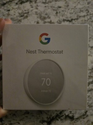 Google G4CVZ Nest Smart Programmable Wi-fi Thermostat - White