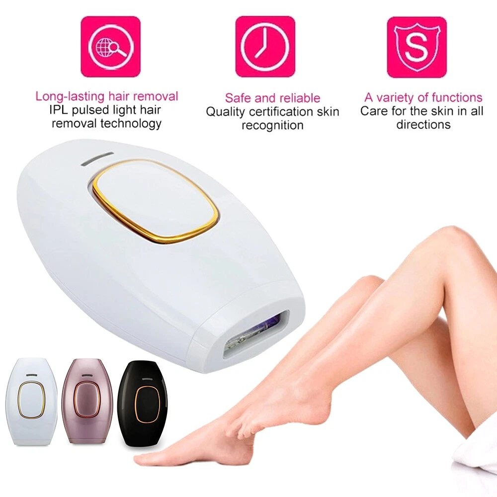 IPL Laser Hair Removal Epilator Permanent Body Machine Flashes Painless  Device