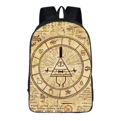 New Cartoon Gravity Falls Backpack Anime Student School Bag Travel Shoulders Bag
