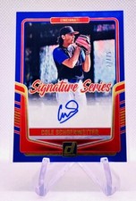 2024 Donruss Cole Schoenwetter Signature Series Blue Auto 22/75 #SS-CS - Reds