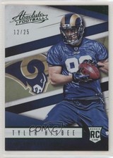 2016 Panini Absolute Rookies Spectrum Green 12/25 Tyler Higbee #164 0a6