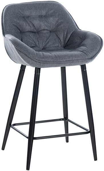 Barhocker Gibson Stoff Grau-image