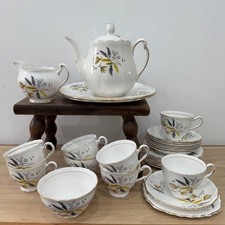 Vintage Colclough Bone China Tea Service – Stardust – England