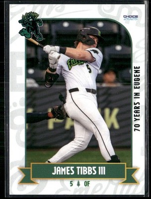 James Tibbs III 2025 Eugene Emeralds Team Set Card