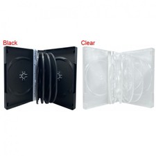 10 Disc DVD Cases 33MM 10 DVD Lot