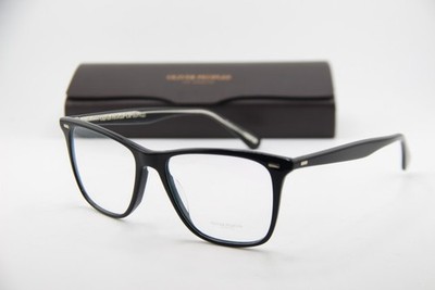 NEW OLIVER PEOPLES OV 5437U 1005 OLLIS BLACK SILVER AUTHENTIC EYEGLASSES 54-17