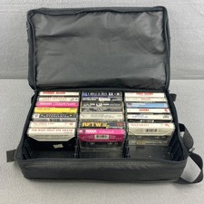 Jazz Hip Hop Cassette Lot With Case 20 Lot American American Artists Hard case