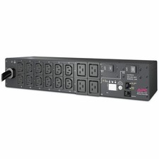 APC AP7811B 2U Metered 30A 208V Rack PDU w/ 12 C13s 4 C19 Outlets