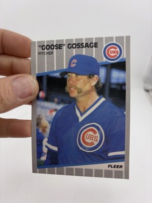 1989 Fleer #425 Goose Gossage Chicago Cubs MLB Baseball Card HOF NM