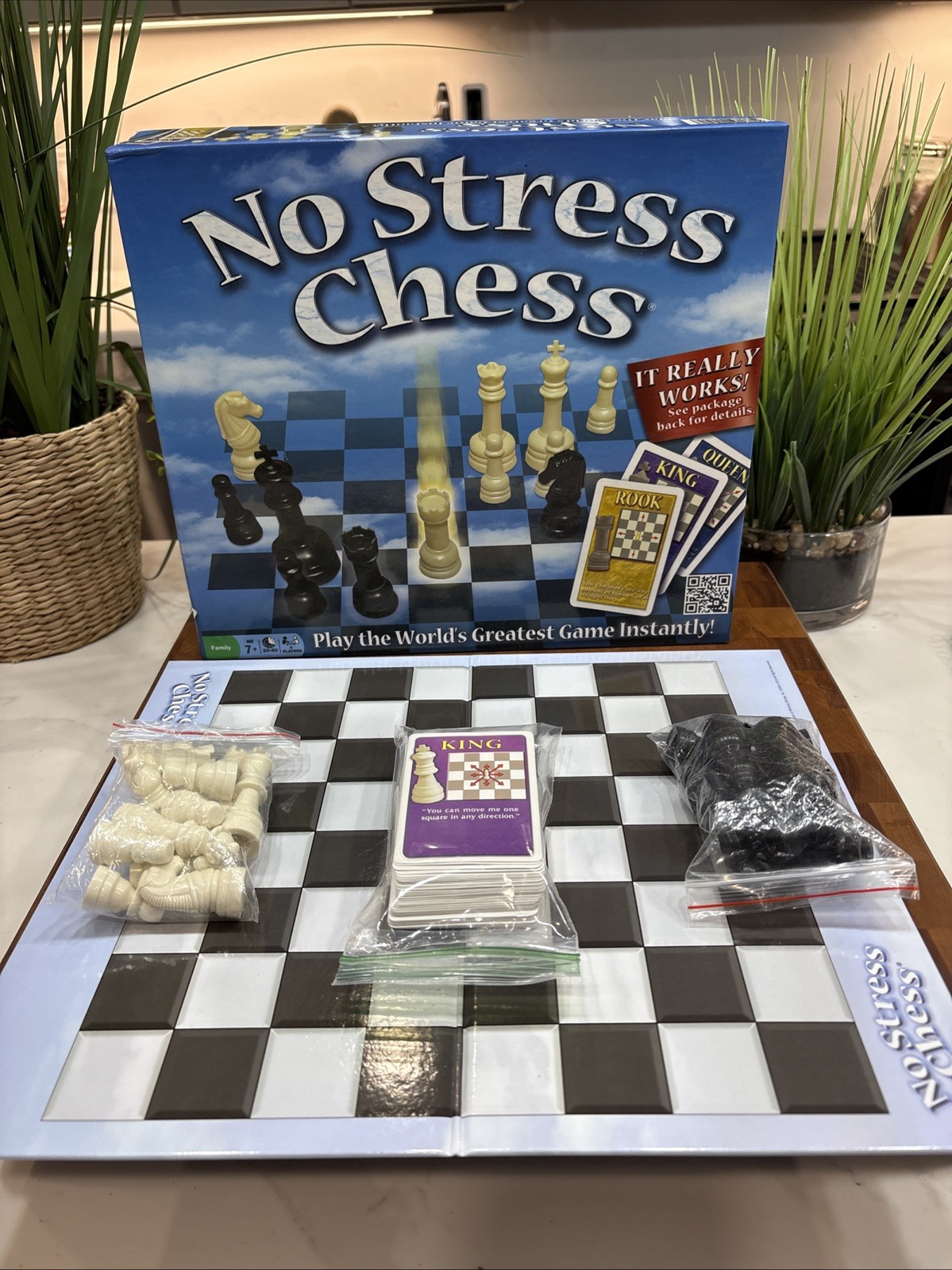 S No Stress Chess  Beginners Chess Board Game Complete