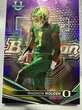 Topps 2022-23 Bowman's Best Traeshon Holden #26 Oregon Purple Refractor /250